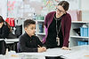 Teacher and student