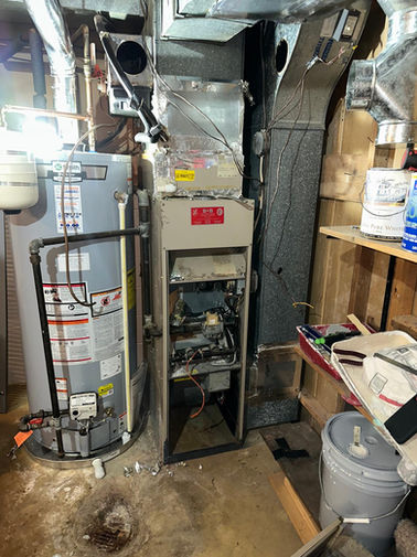 HVAC system installed by C&V Home Services