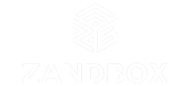 Zandbox LLC Logo with the Z and B letters forming a cube