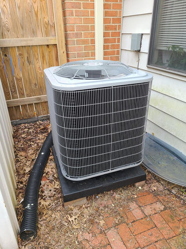 HVAC system installed by C&V Home Services