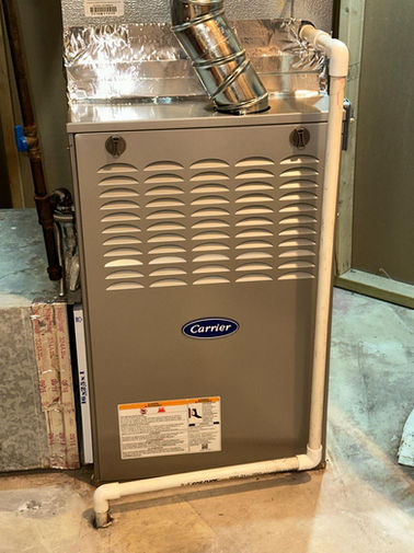 HVAC system installed by C&V Home Services