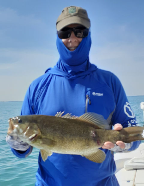Man holding a fish