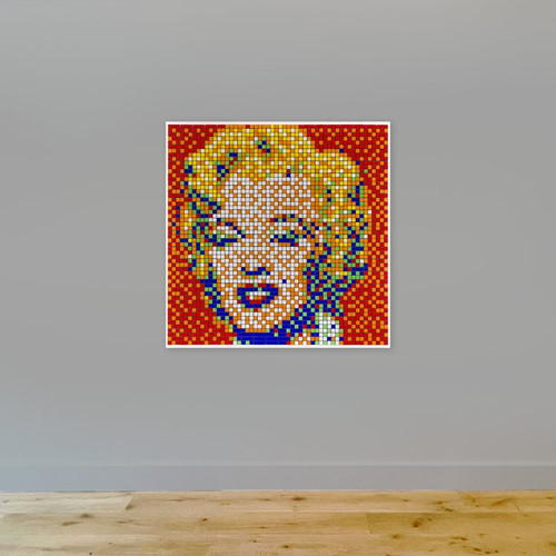 Invader 'Rubik Shot Red Marilyn' | My Site 5