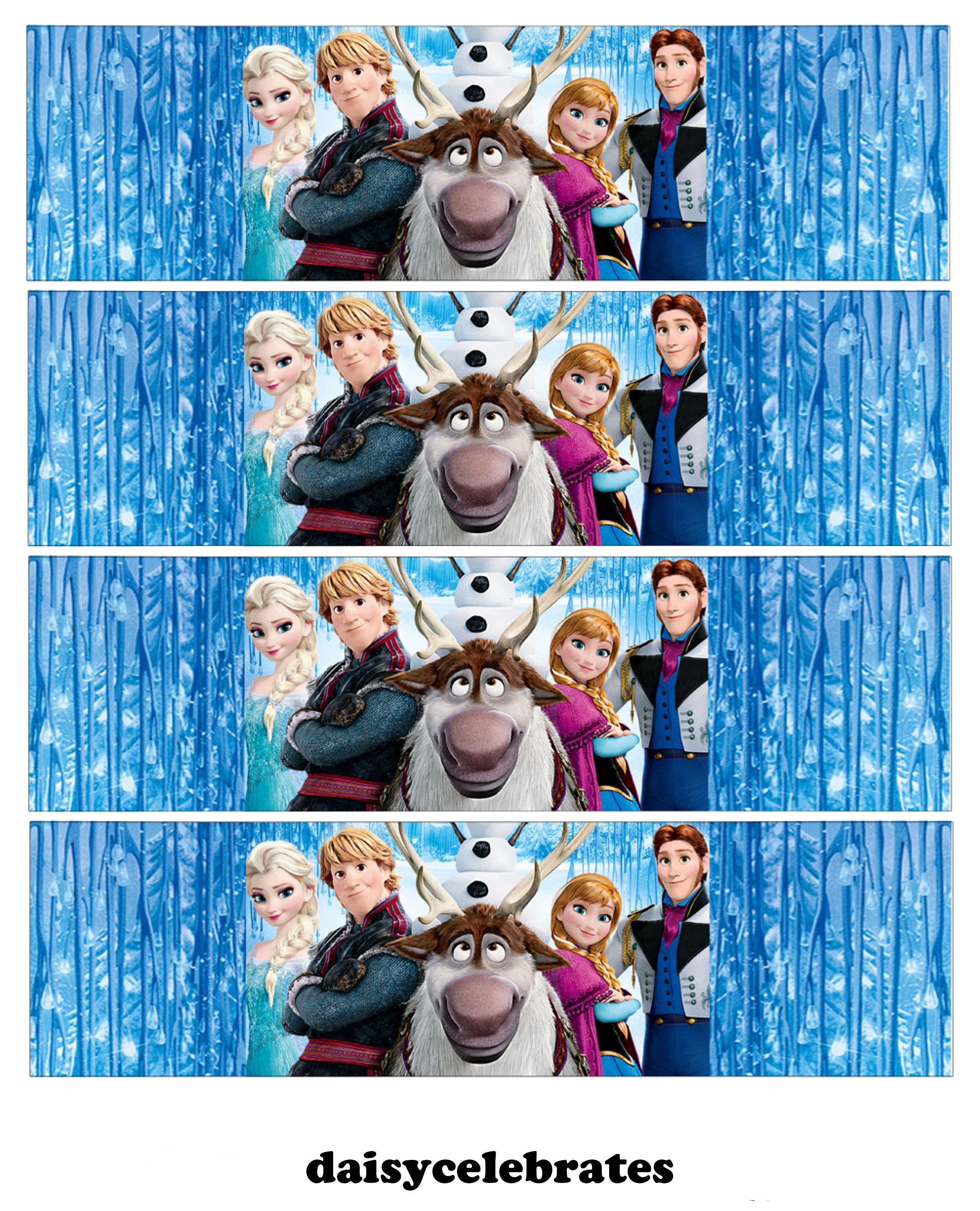 Frozen Birthday Party Printable Files
