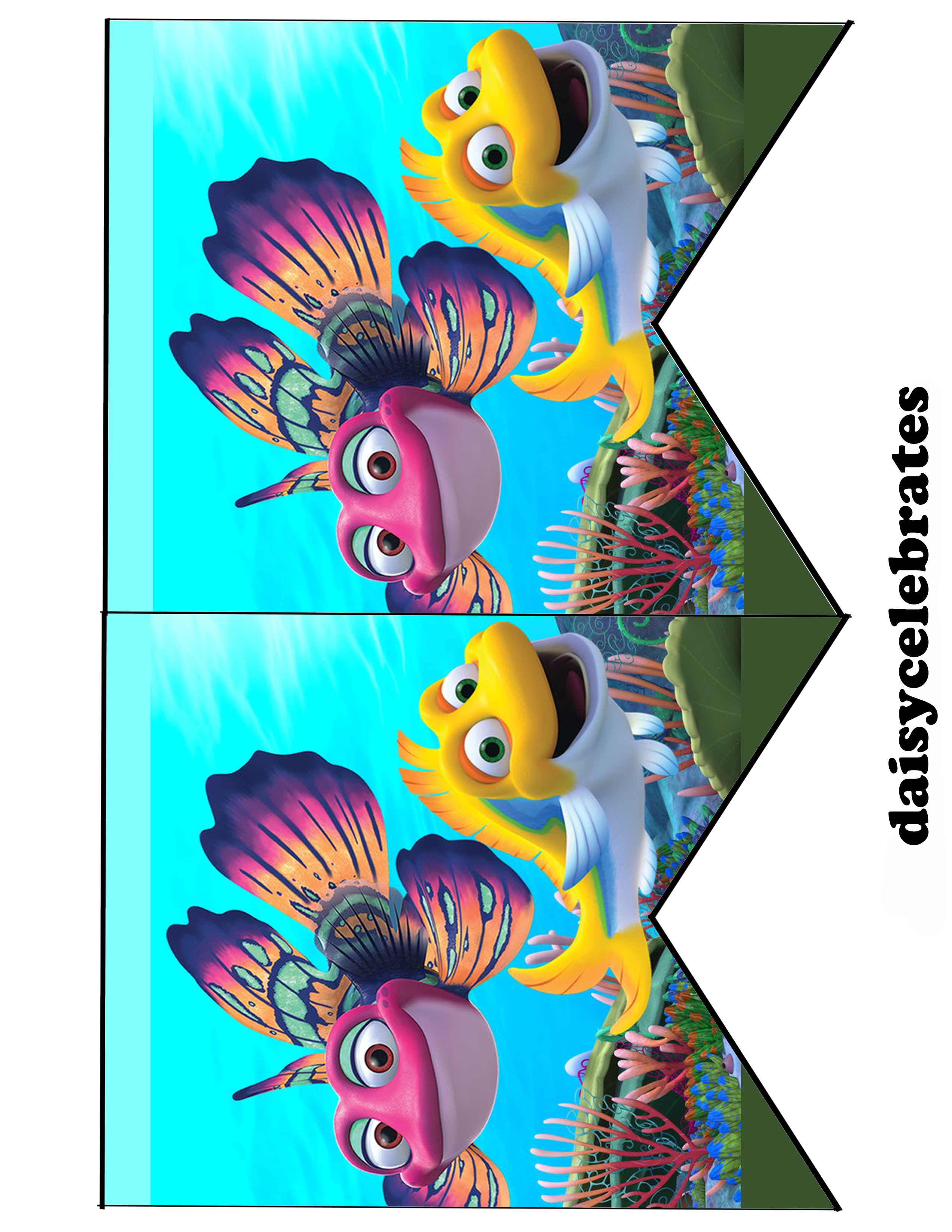 Splash and Bubbles Birthday Party Printable Files