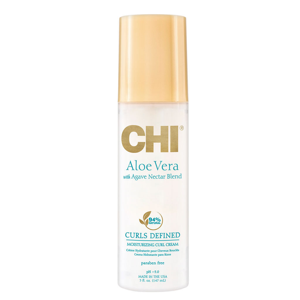 Chi Curles Defined Aloe Vera Moisturizing Curl Cream With Agave Nectar 147ML
