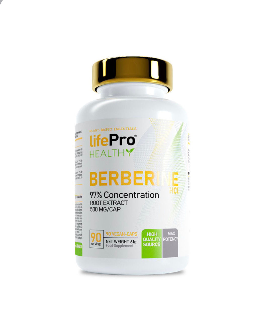 Life Pro Berberine HCL 500mg 90caps