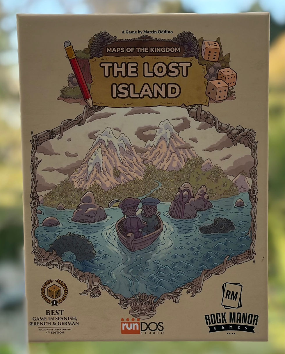 The Lost Island Roll and Write Preview