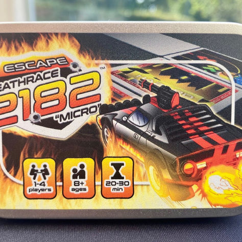Escape Deathrace 2182 Micro Board Game Review