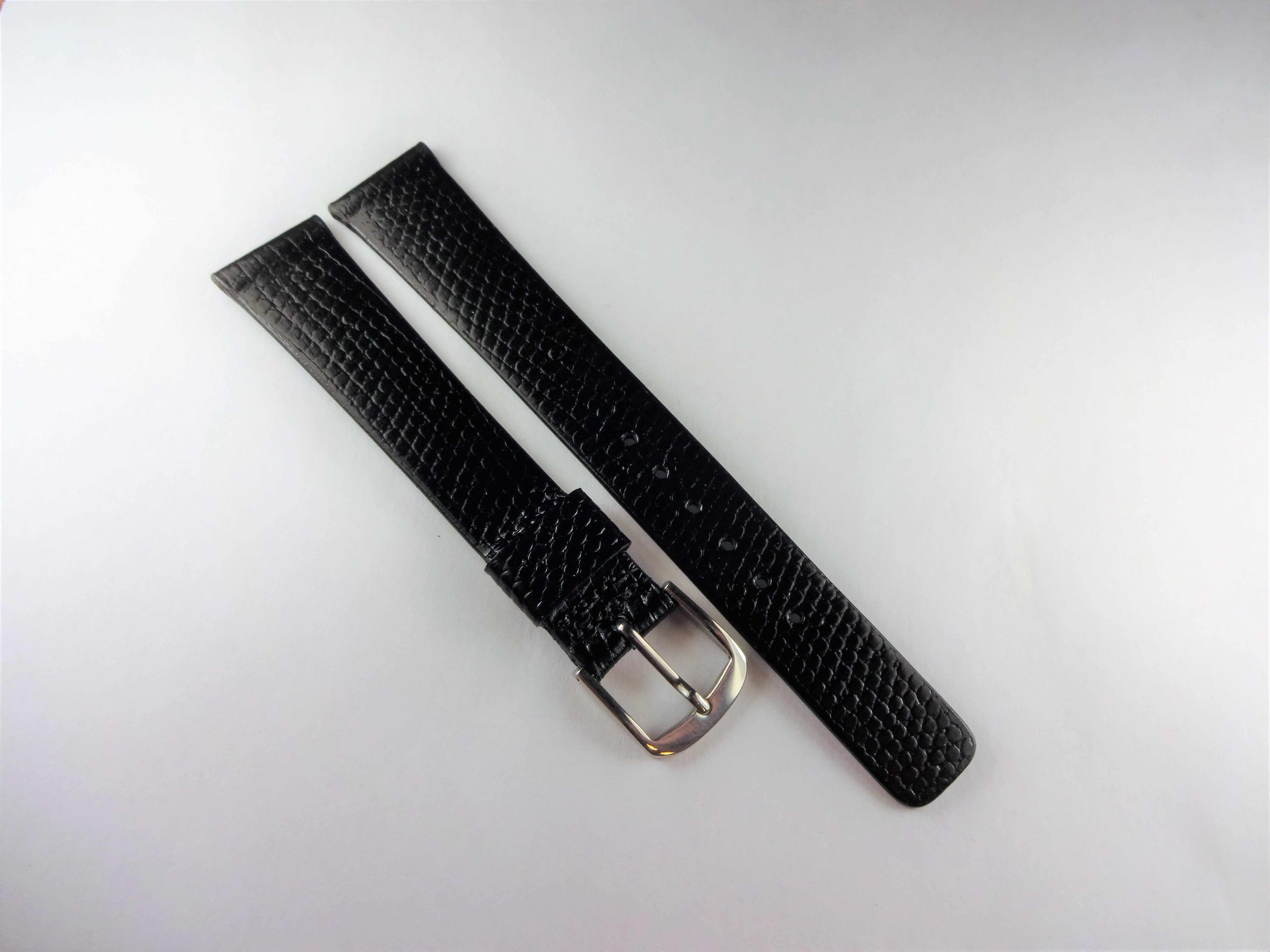 Lassale 17mm Black Genuine Lizard