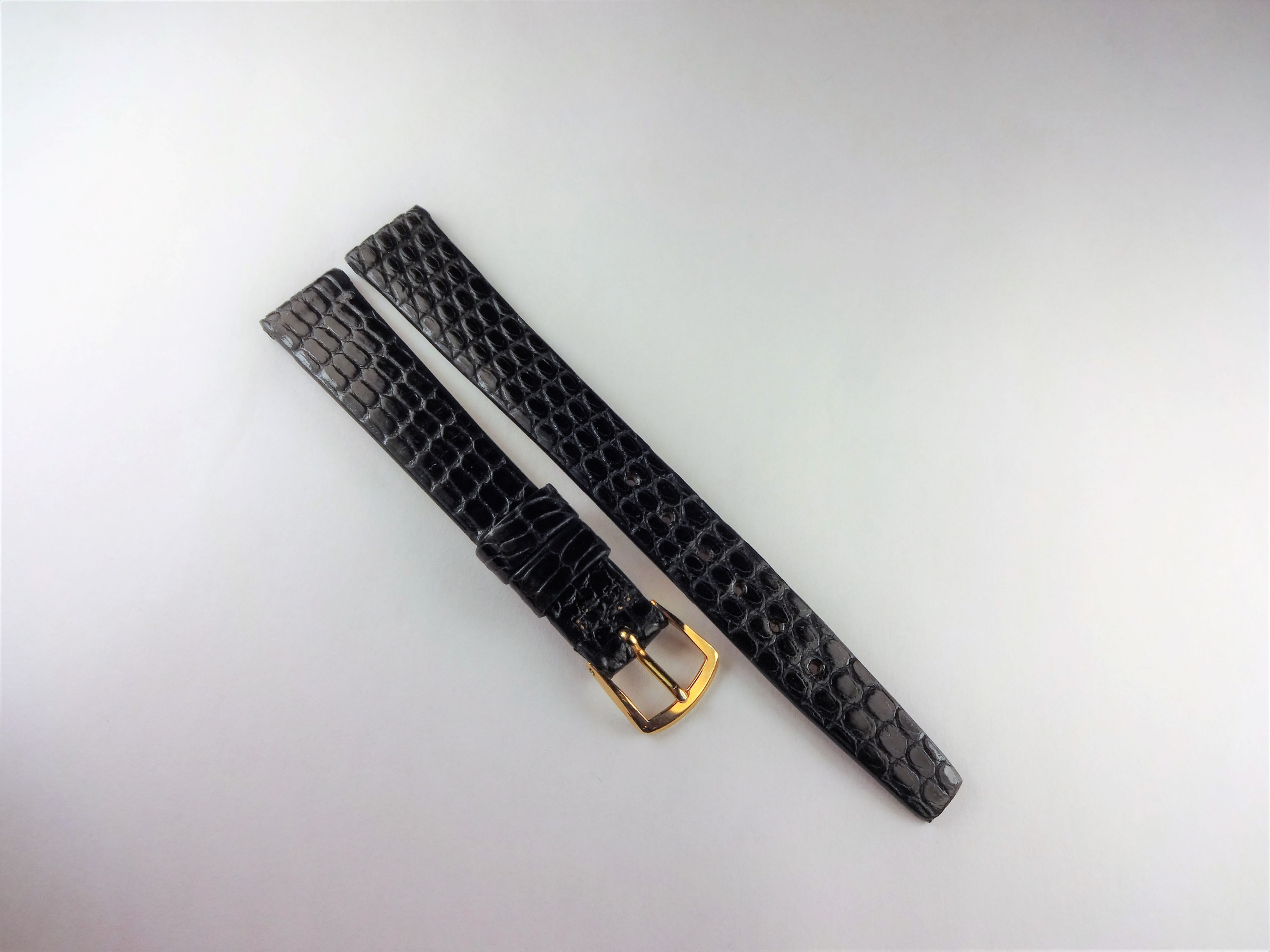 Titus 13mm Black Genuine Royal Lizard