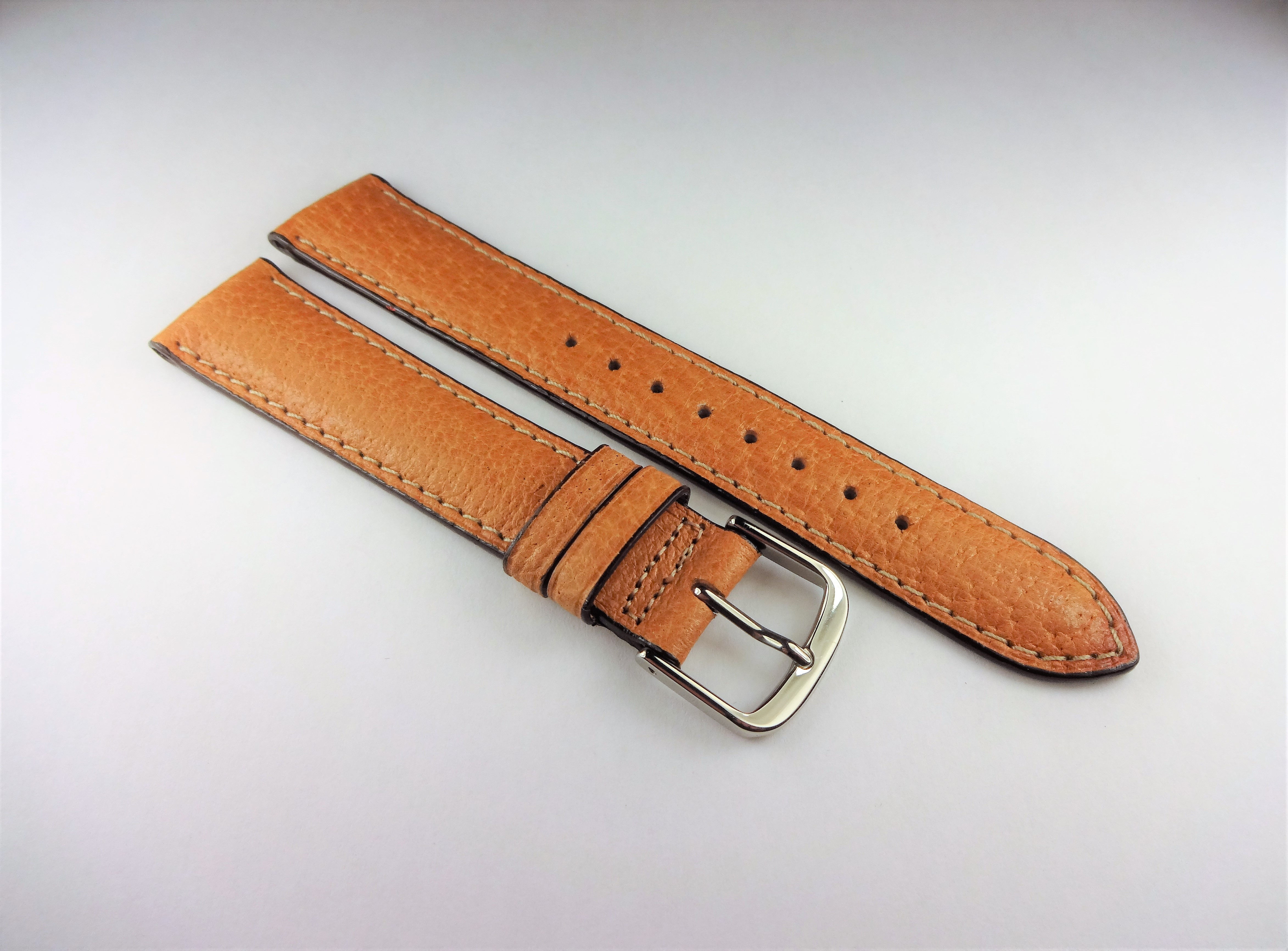 Barneys New York 18mm Tan Genuine Leather