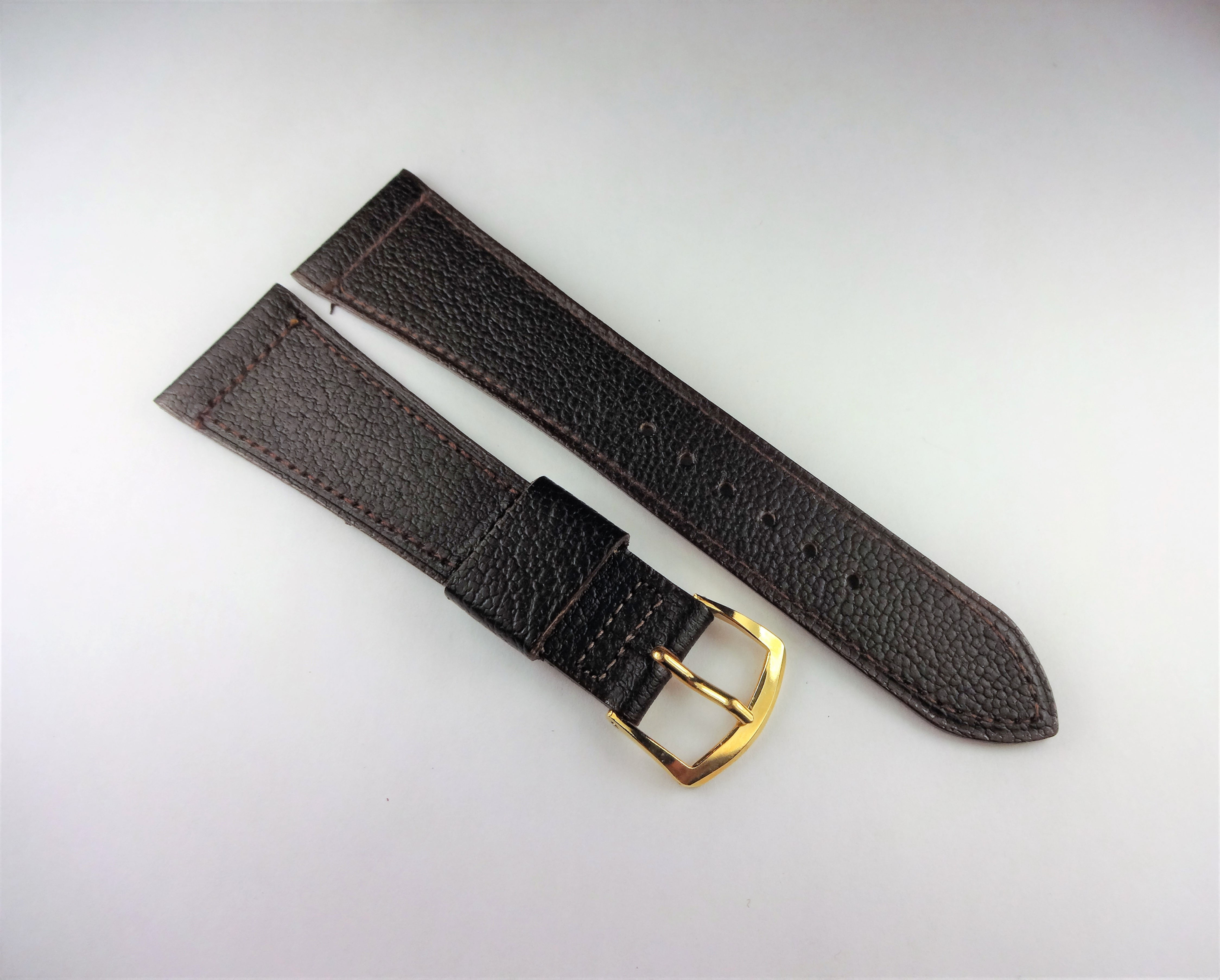 Replacement Speidel 22mm Dark Brown Genuine Leather