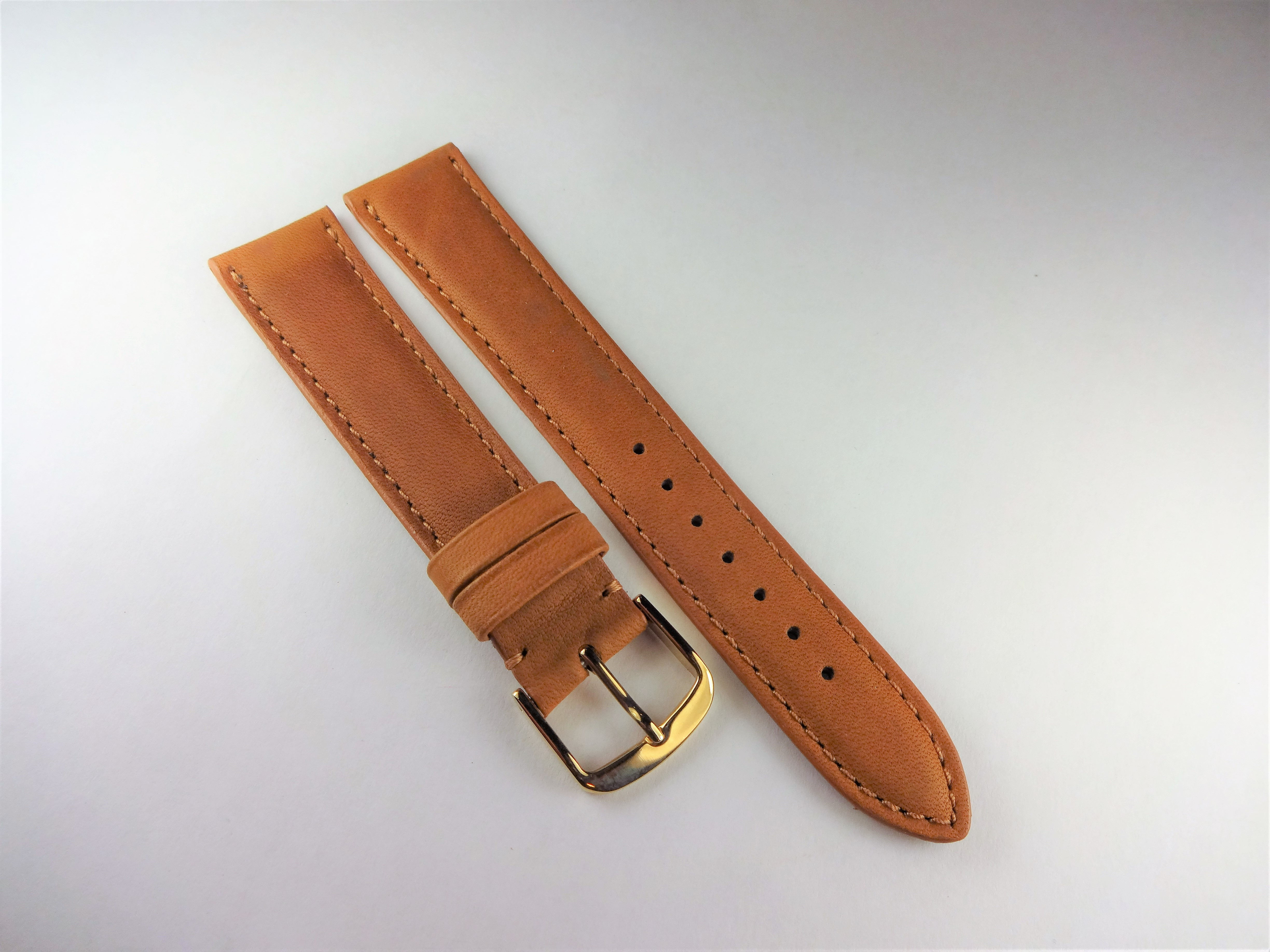Replacement 18mm Tan Genuine Leather