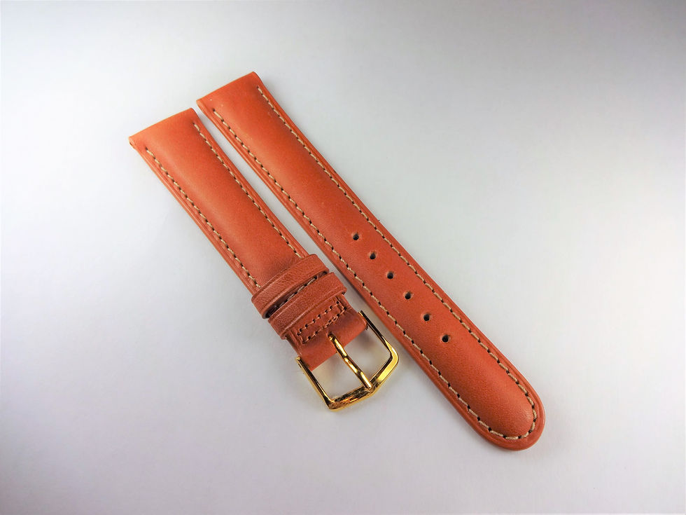 Replacement 18mm Tan Genuine Western Leather