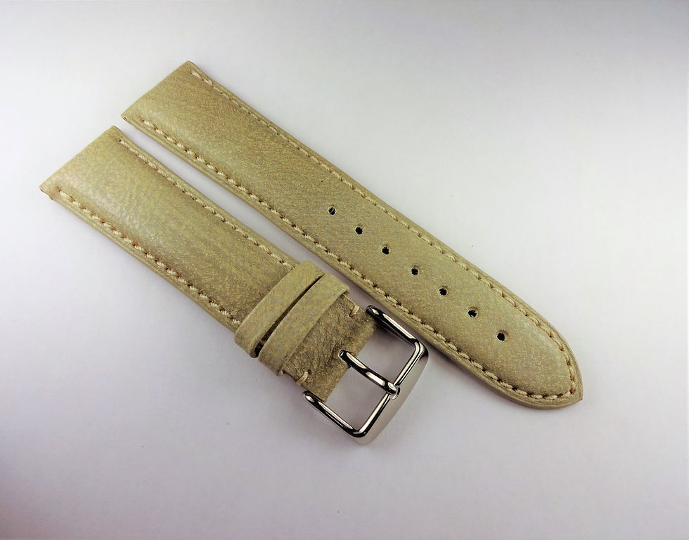 Replacement 22mm Light Olive Genuine Leather