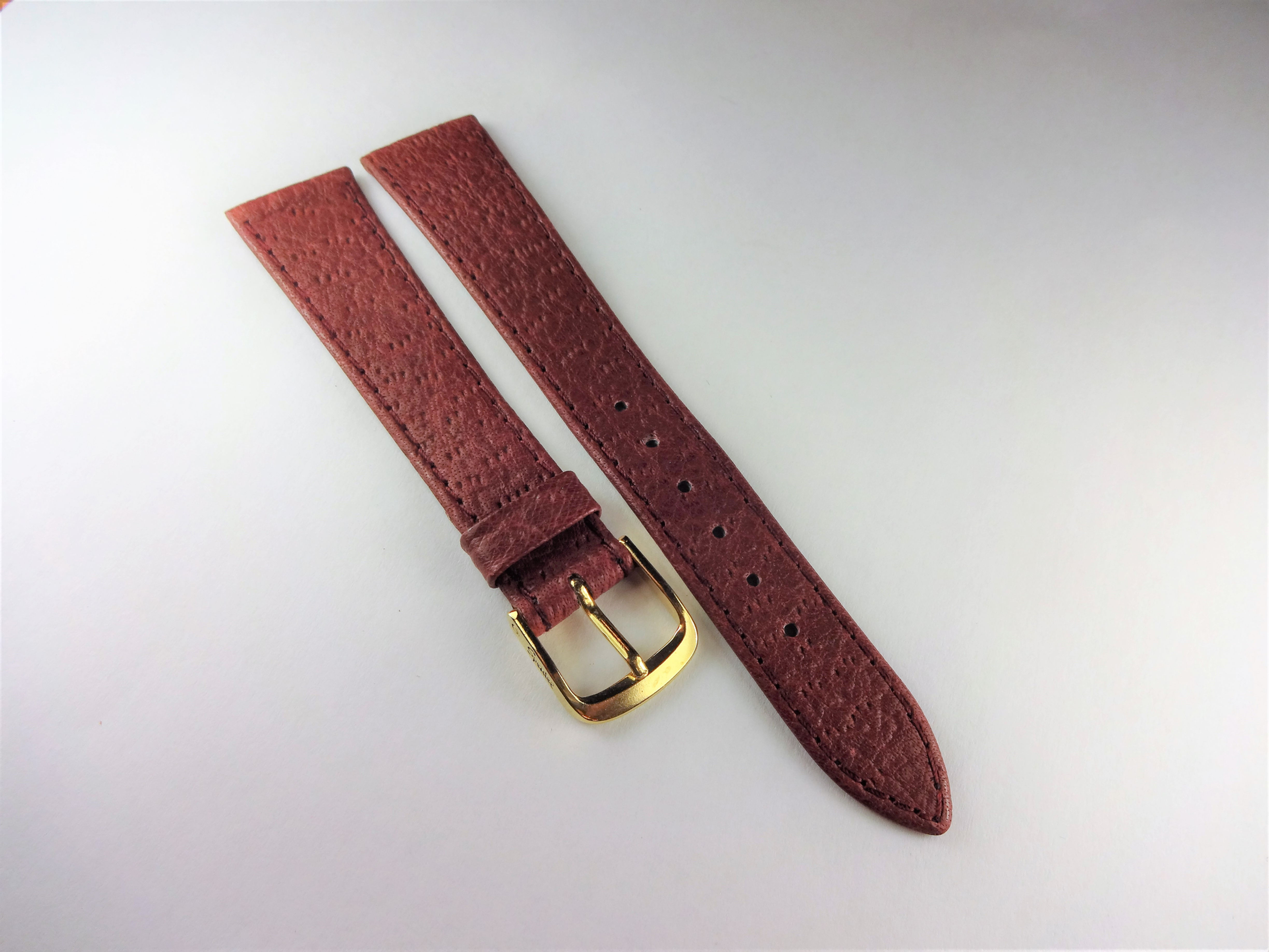 Replacement 18mm Wine Genuine Leather