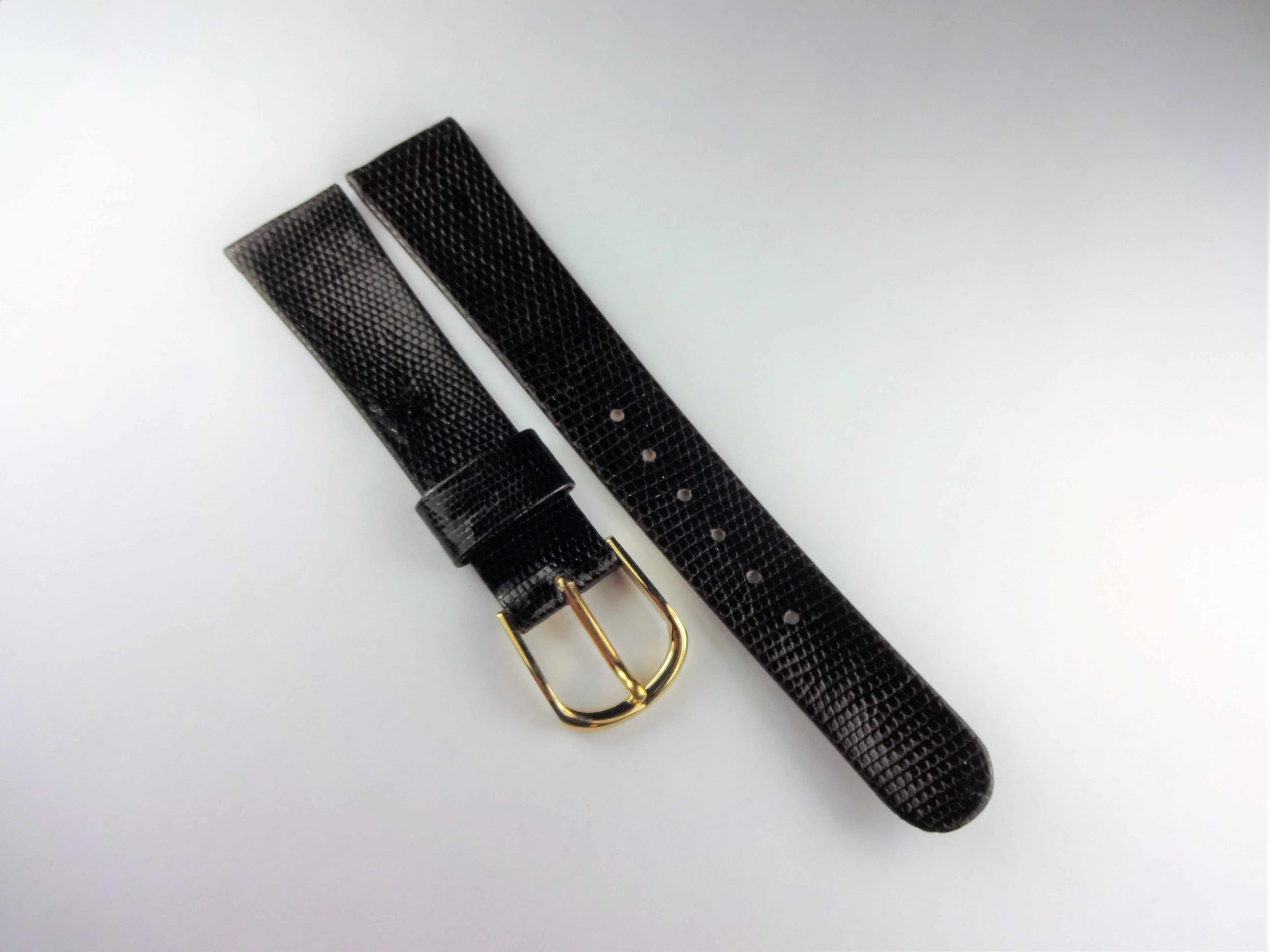 Seiko 18mm Brown Genuine Lizard