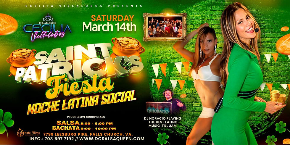 Noche Latina en Falls Church: St. Patrick's Fiesta
