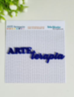 Título acrílico Arteterapia