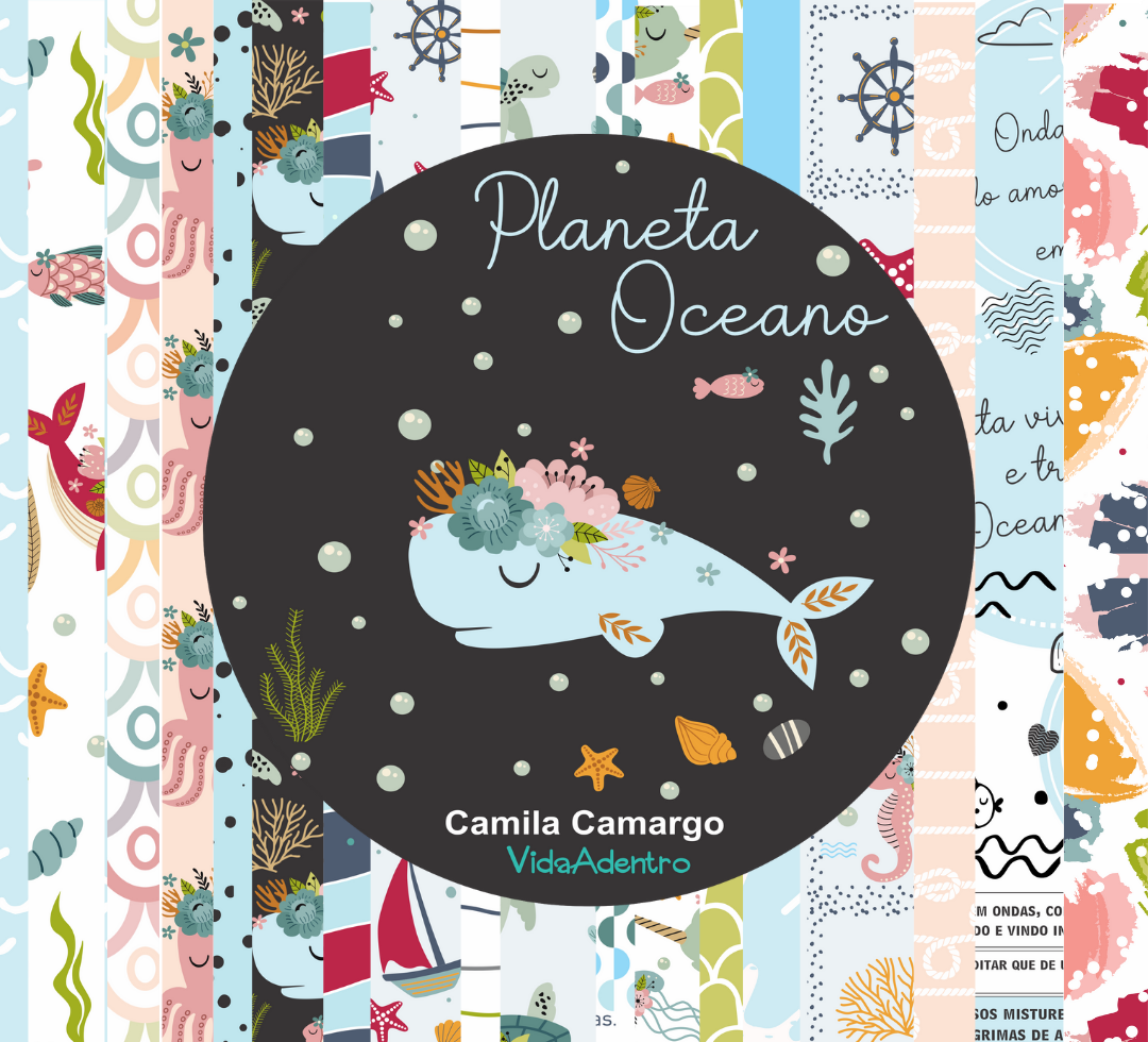 Papéis 30,5X30,5 Planeta Oceano