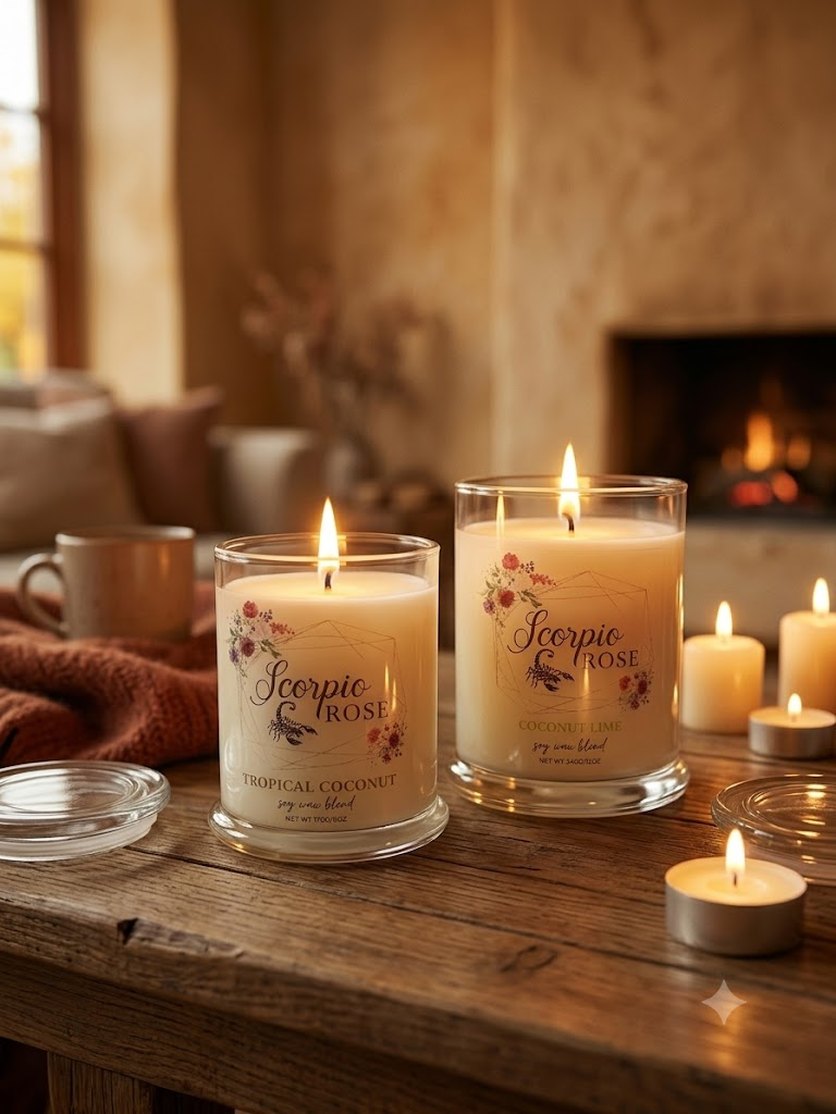 Fragrant Glass Candles (Small)