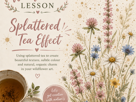 Splattered Tea Effect