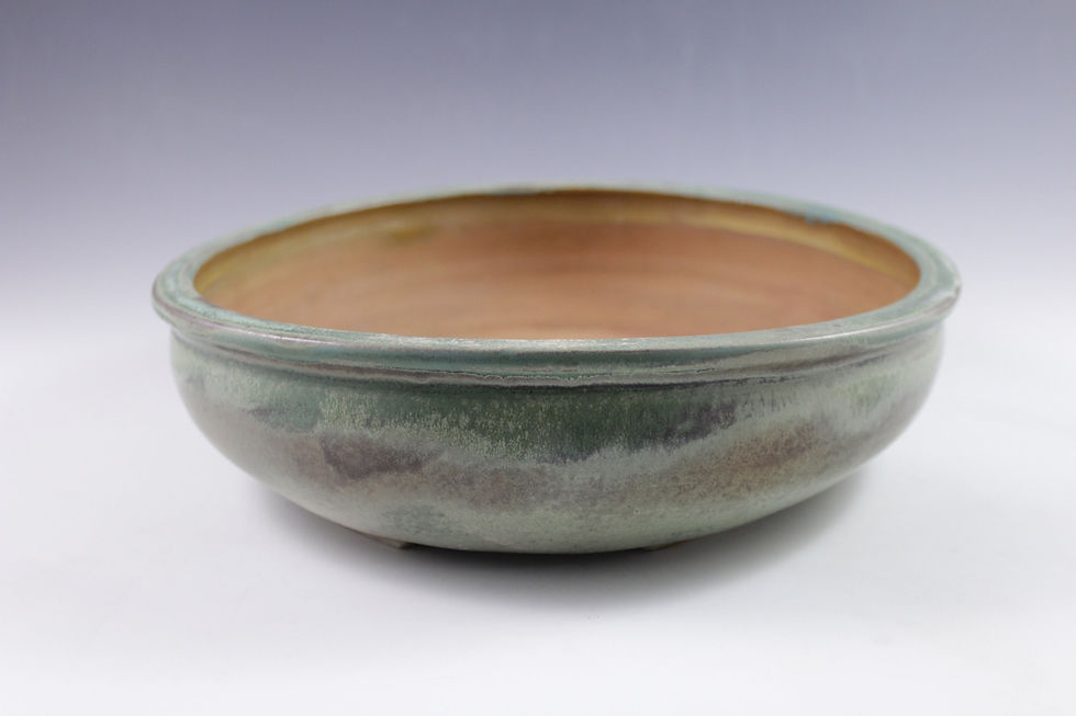 Thumbnail: Oval Bonsai Ceramic Planter, succulent pottery planter. Round, Customizable, 4 x