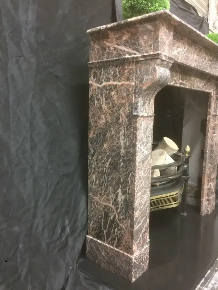 Thumbnail: Antique Victorian French Marble Fireplace Surround