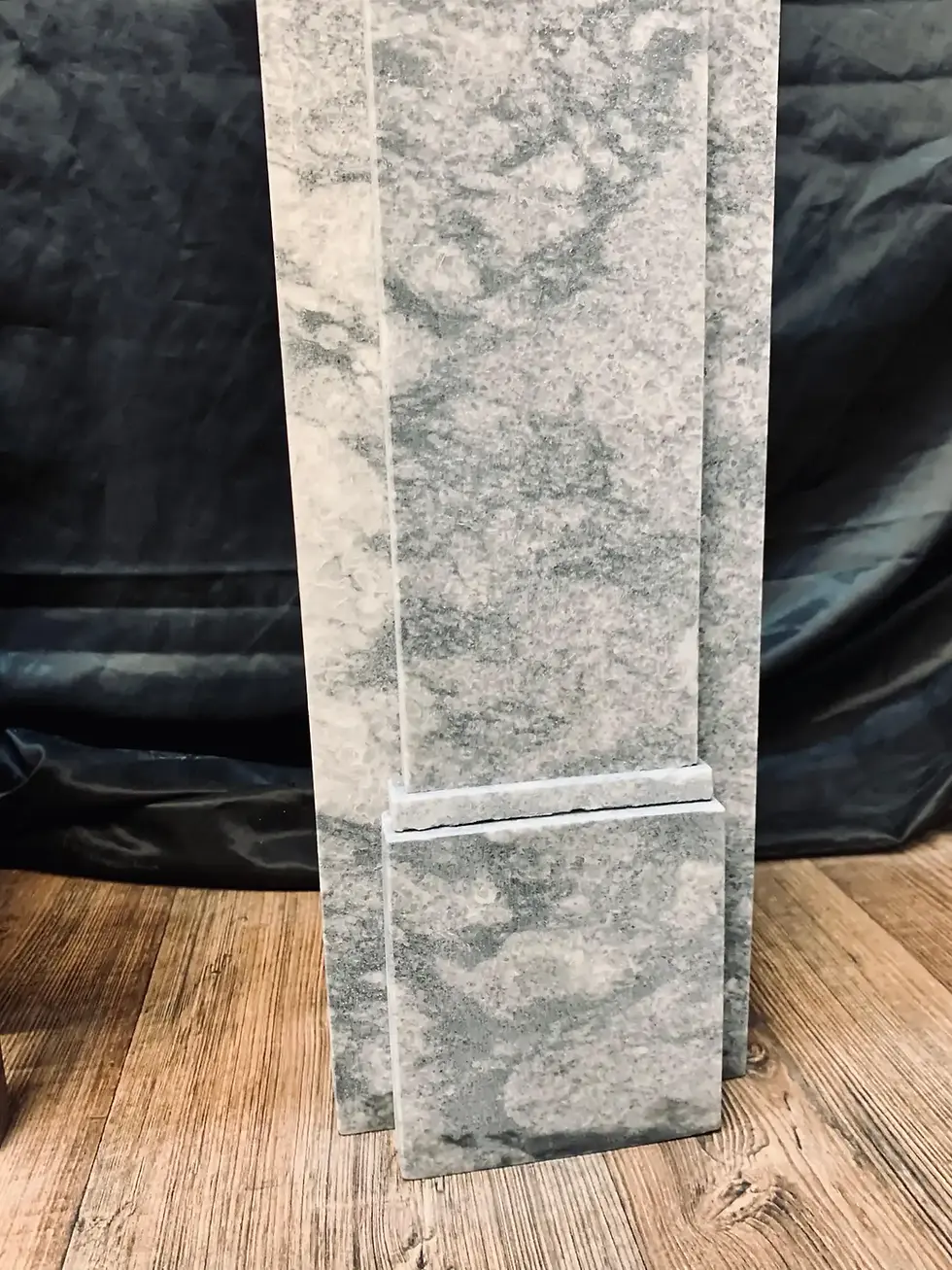 Thumbnail: Regency Manner Bardigilo & Statuary Marble Fireplace Surround
