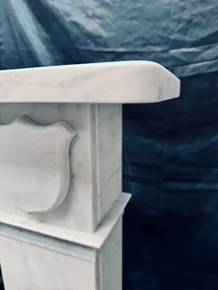 Thumbnail: 19th Century Scottish Mid Victorian Marble Fireplace Surround.