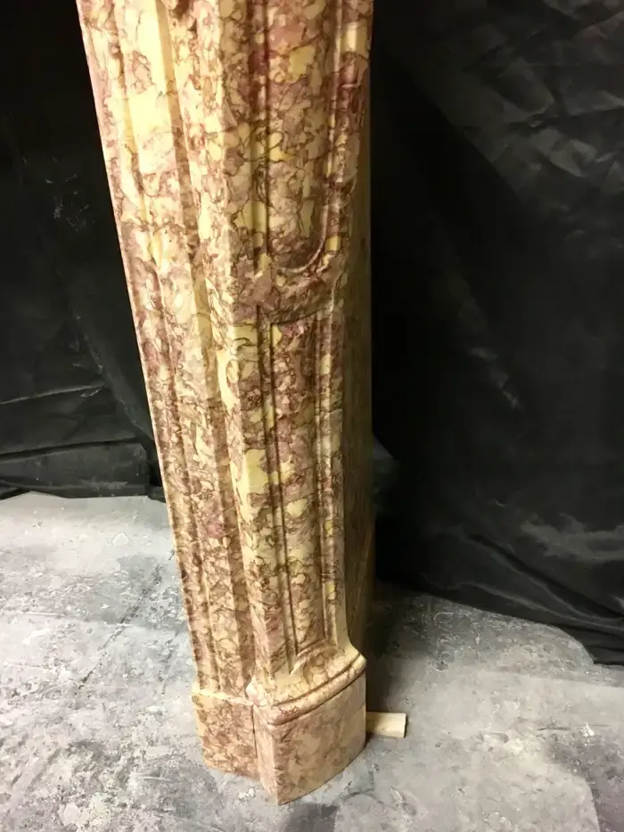 Thumbnail: Antique Victorian French Marble Fireplace Surround