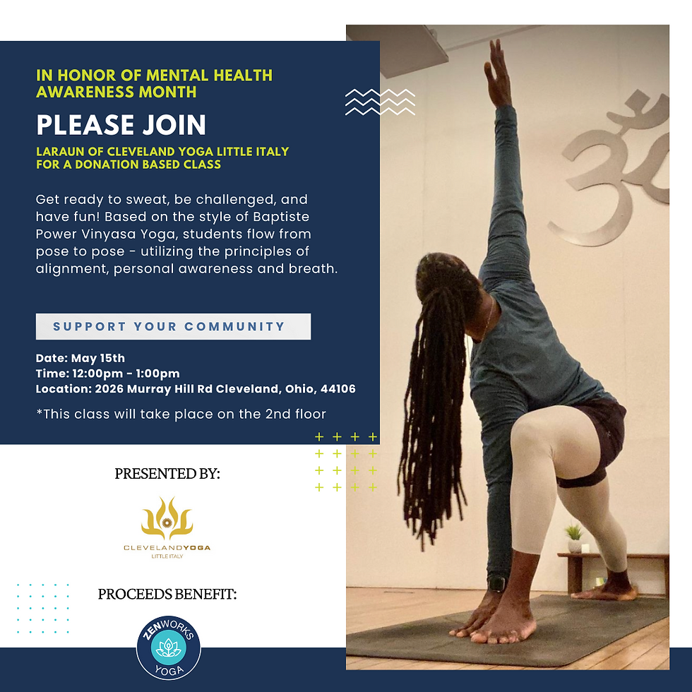 Cleveland Yoga Little Italy Donation Class