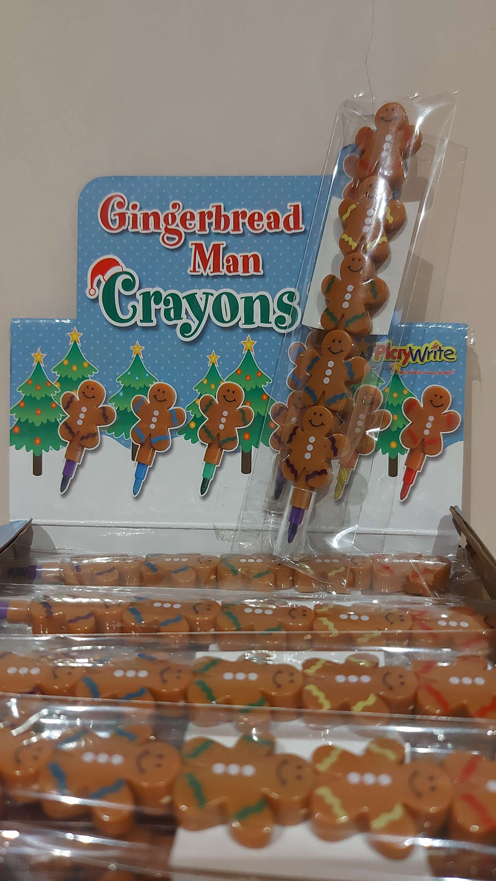 Gingerbread multicolour crayon