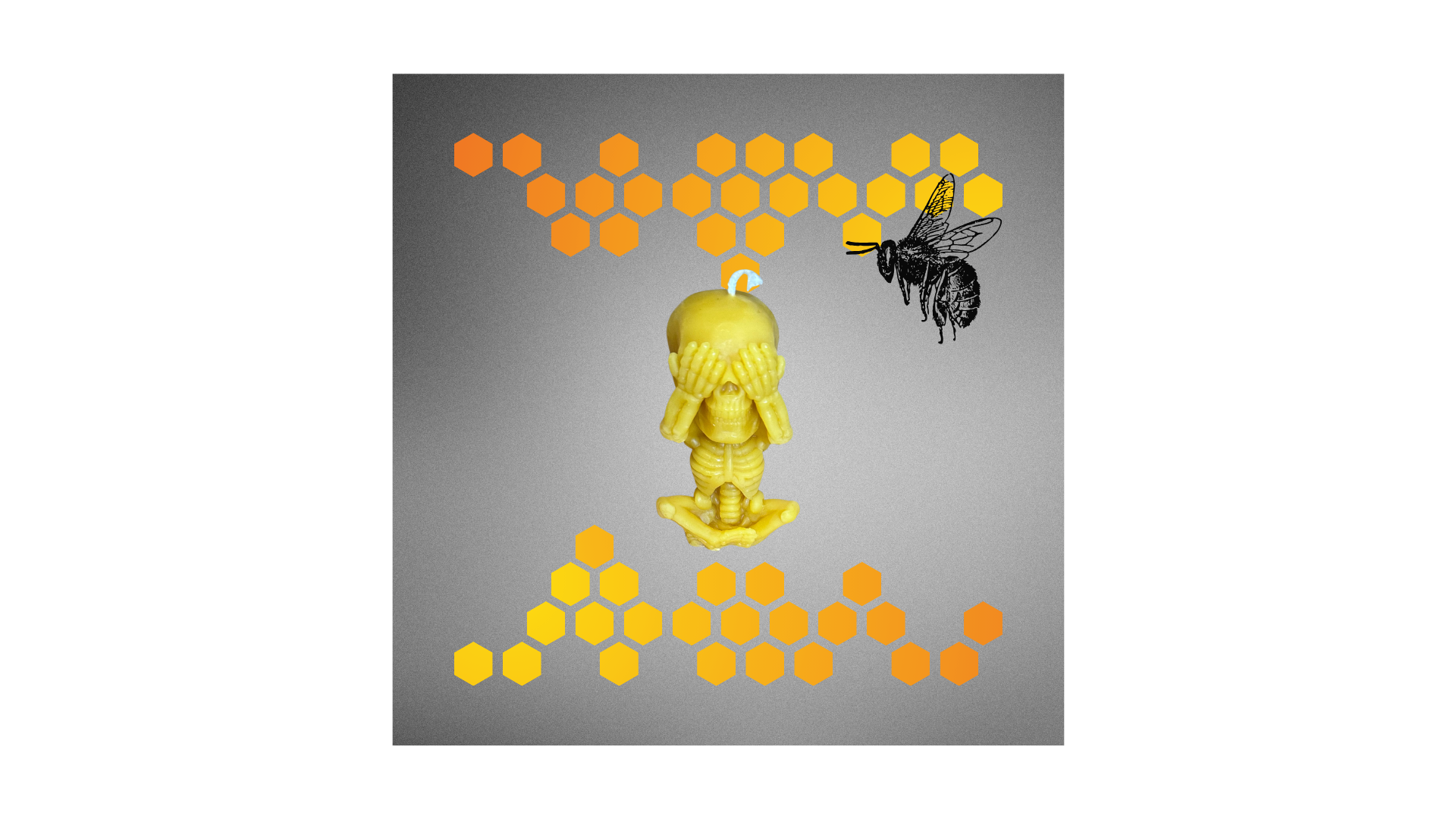 Skeleton No See Candle