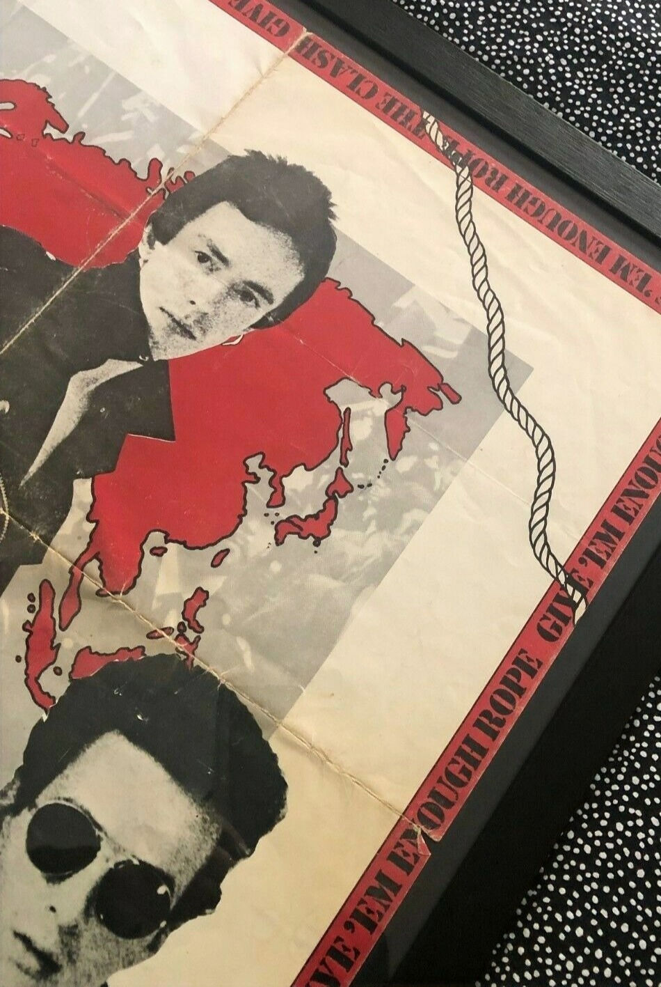 Thumbnail: The Clash Give Em Enough Rope Original 1978  Promo Poster