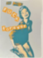 Thumbnail: SEX PISTOLS JAMIE REID RARE FUCK FOREVER 1997 SCREEN PRINT
