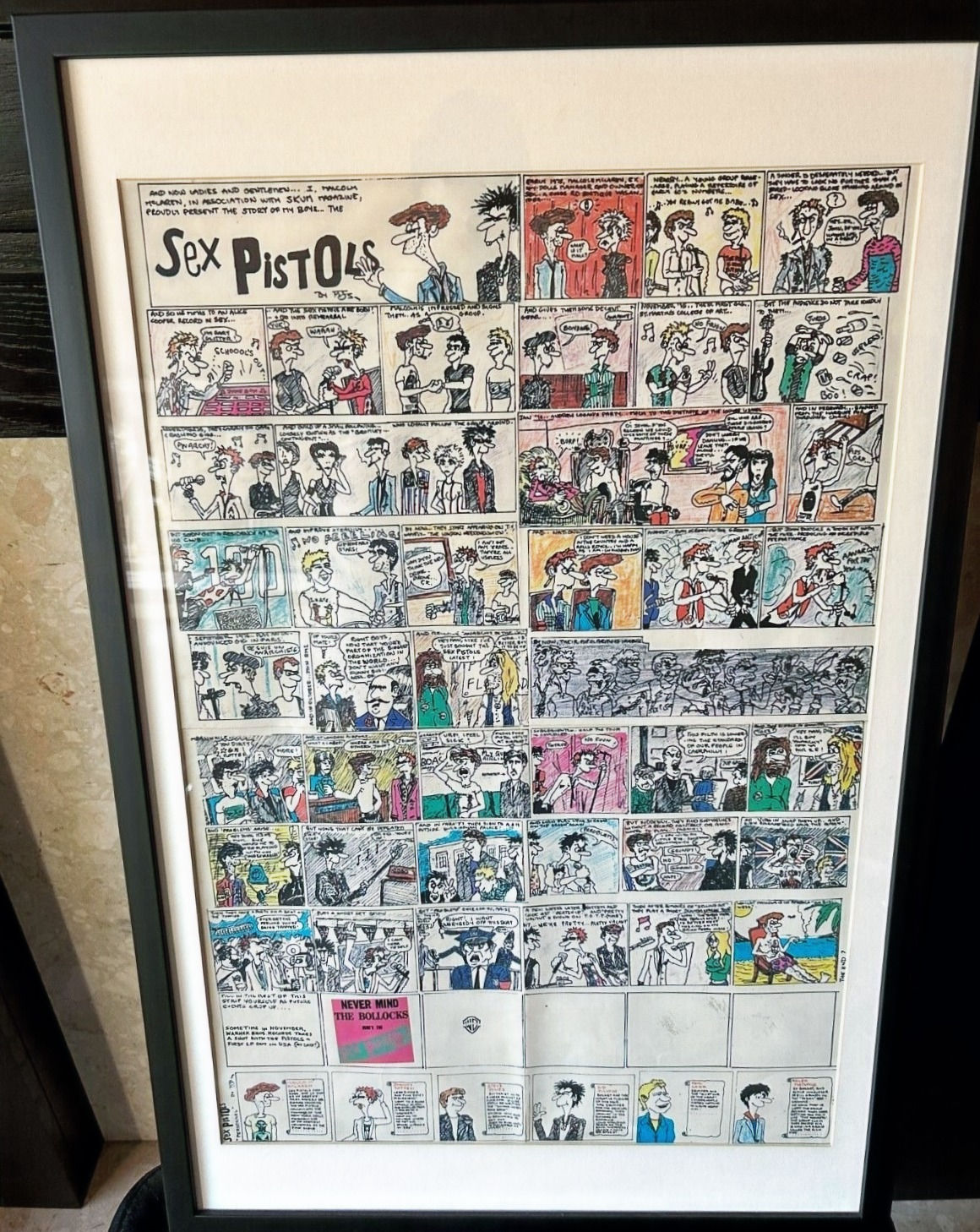 SEX PISTOLS 1977  ORIGINAL NMTB PROMO POSTER