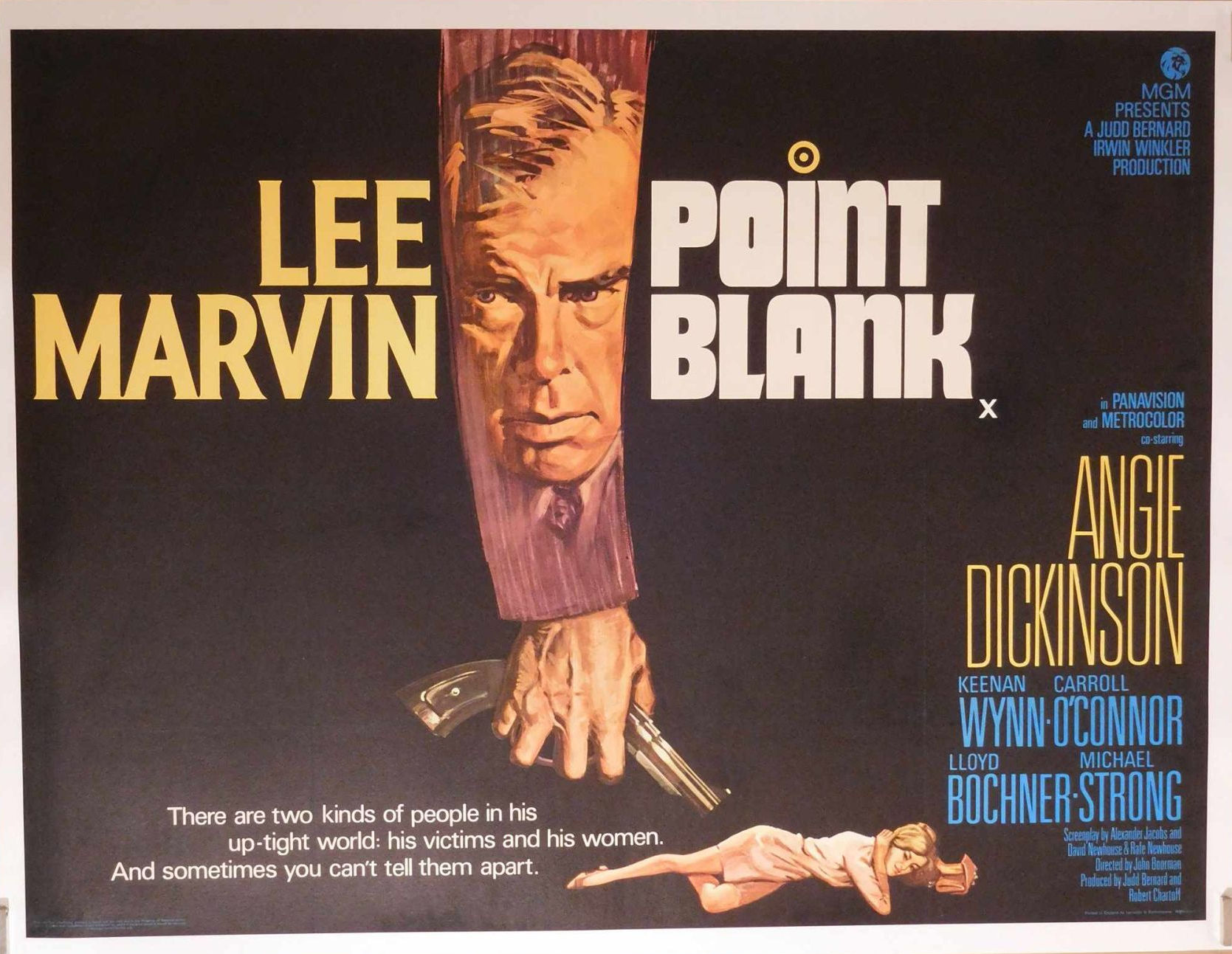 POINT BLANK ORIGINAL 1967 BRITISH QUAD FILM POSTER