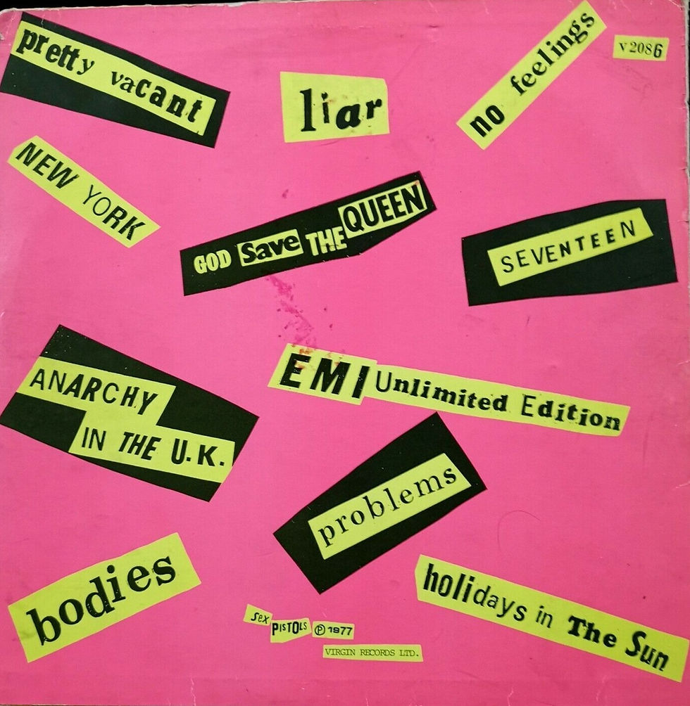 Thumbnail: Sex Pistols Original 1977 Never Mind The Bollocks LP signed by Johnny Rotten