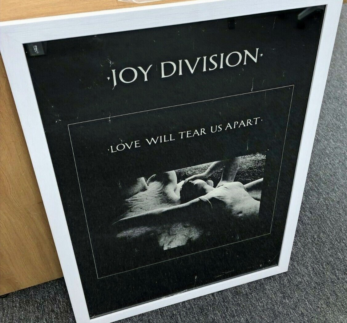 Joy Division Rare original 1980 Love Will Tear Us Apart Promo Poster