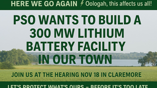 Proposed Lithium Battery Facility Sparks Concern in Oologah within the Cherokee Reservation