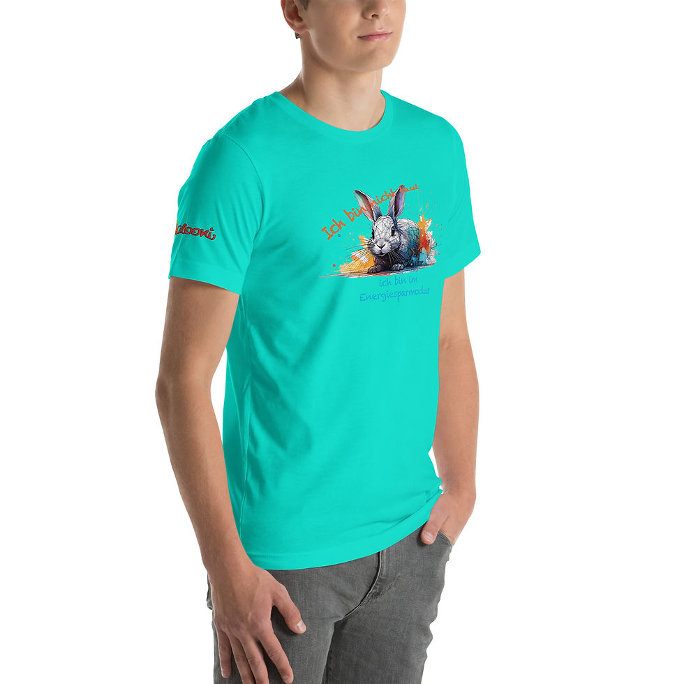 Miniaturbild: Hase im Sparmodus / Unisex t-shirt