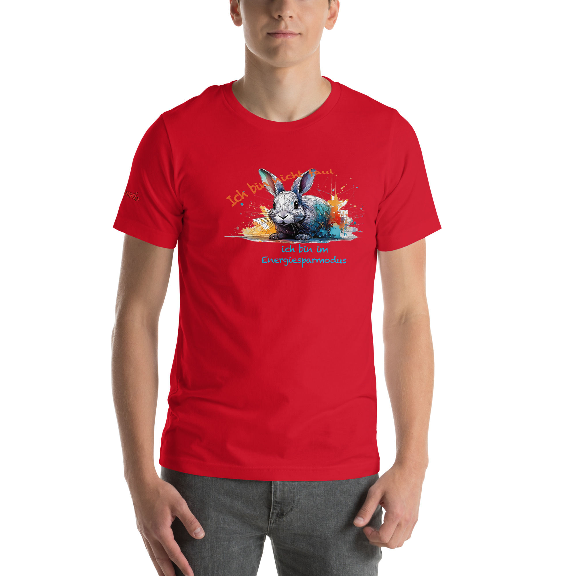 Bunny in economy mode / Unisex t-shirt