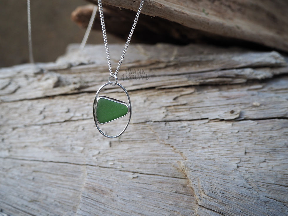 Thumbnail: Green TidalPool Necklace 03