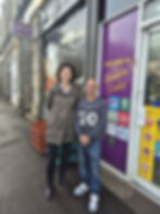 Wendy and Zaphar, owner of Premier in Lundin Links