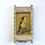 Thumbnail: original goldfinch bird painting in antique wood frame: bird artwork on wood