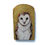Thumbnail: Fox, Crow, Raccoon, Owl, Rabbit: Portrait Paintings in 1880s Carved Wood Frame
