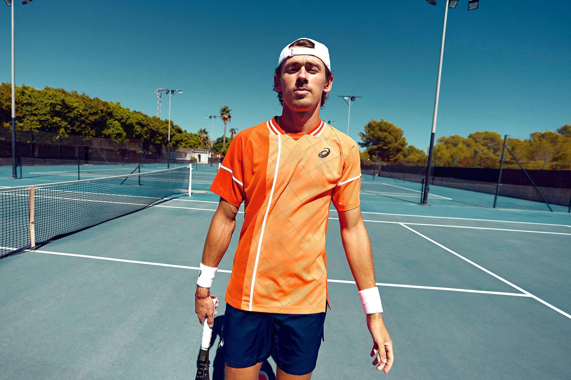 Alex De Minaur photographed at IQL Tennis Academy