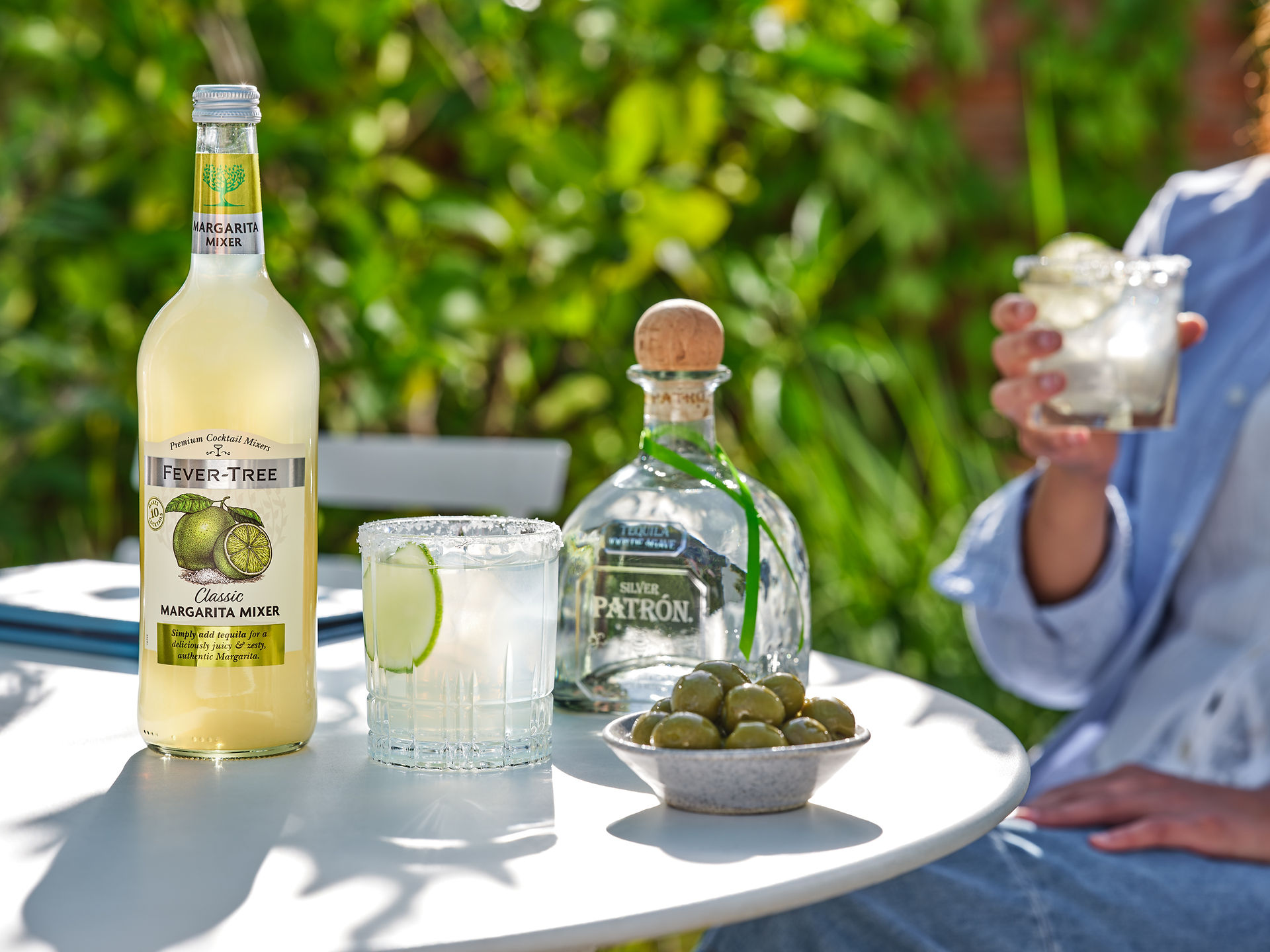 Fever Tree Drink Mixer outside table setting